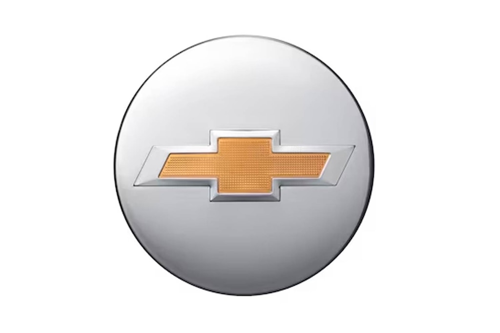 Centro de rin cromado cepillado con emblema dorado para Chevrolet Suburban 2024