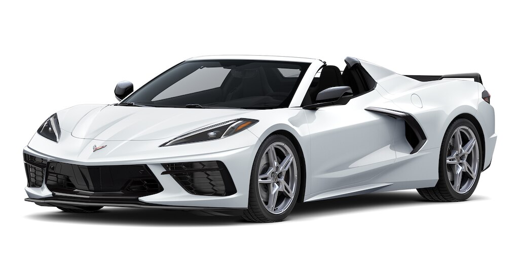 Chevrolet Corvette Stingray 2024 en color artic white