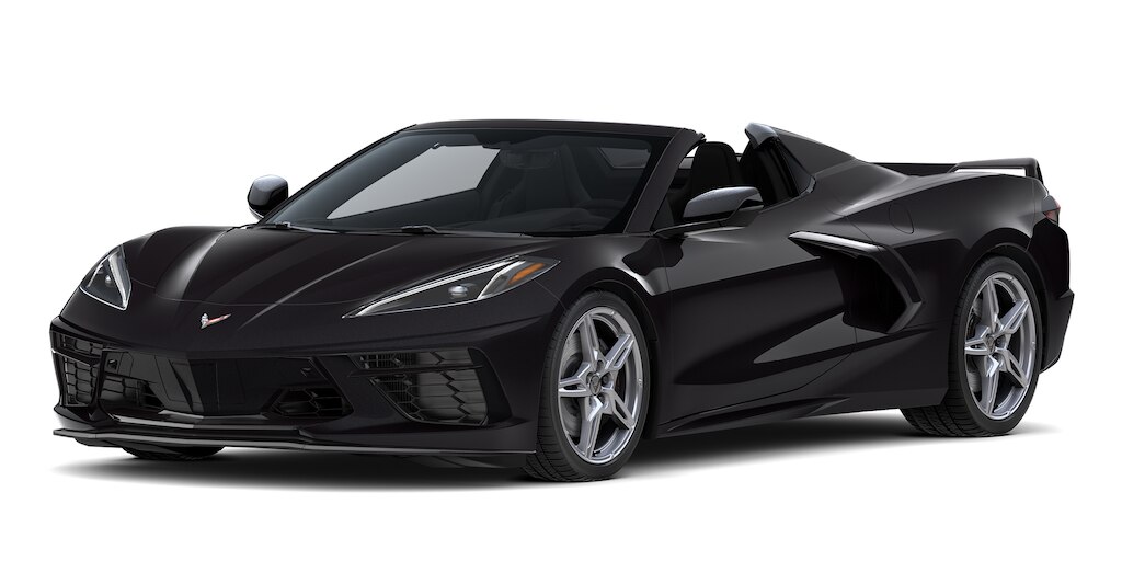 Chevrolet Corvette Stingray 2024 en color black