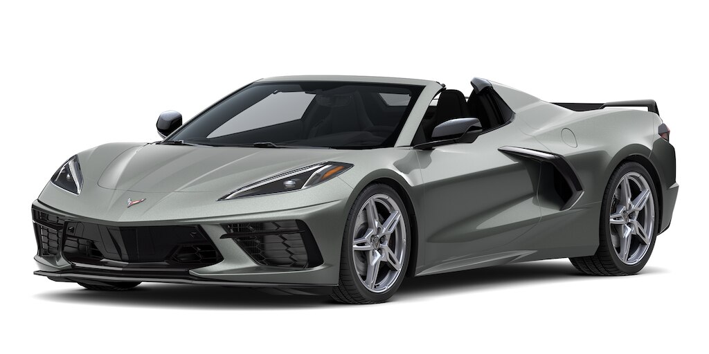 Chevrolet Corvette Stingray 2024 en color hypersonic gray metallic