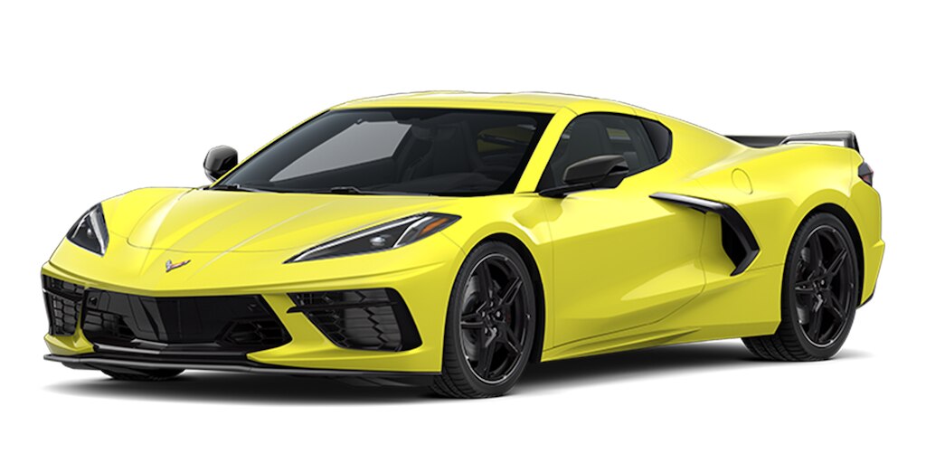 Chevrolet Corvette Stingray 2024 en color accelerate yellow metallic