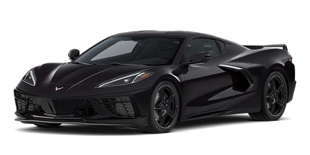 Chevrolet Corvette Stingray 2024 en color black