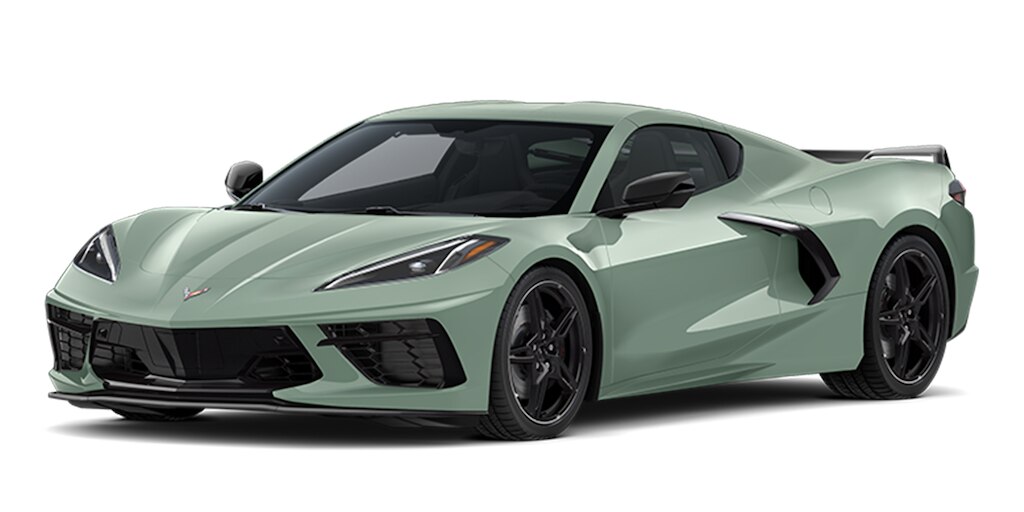 Chevrolet Corvette Stingray 2024 en color cacti green