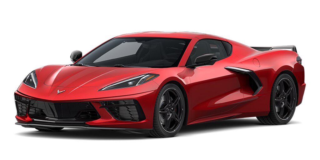Chevrolet Corvette Stingray 2024 en color red mist metallic tintcoat