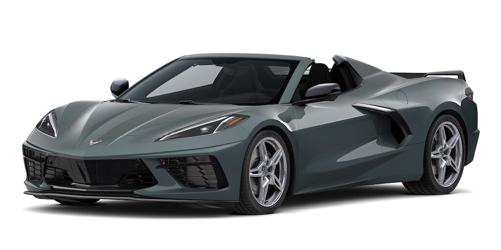 Chevrolet Corvette Stingray 2024 en color sea wolf gray