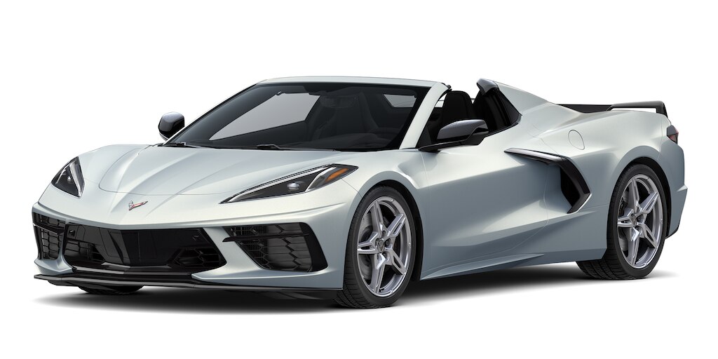 Chevrolet Corvette Stingray 2024 en color silver flare metallic
