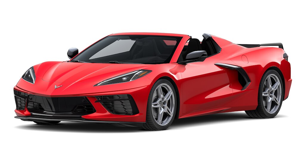 Chevrolet Corvette Stingray 2024 en color torch red
