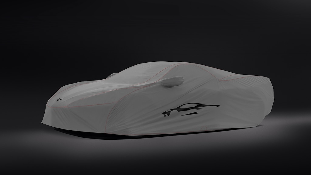 Cubierta de coche color gris para Chevrolet Corvette Z06 2025