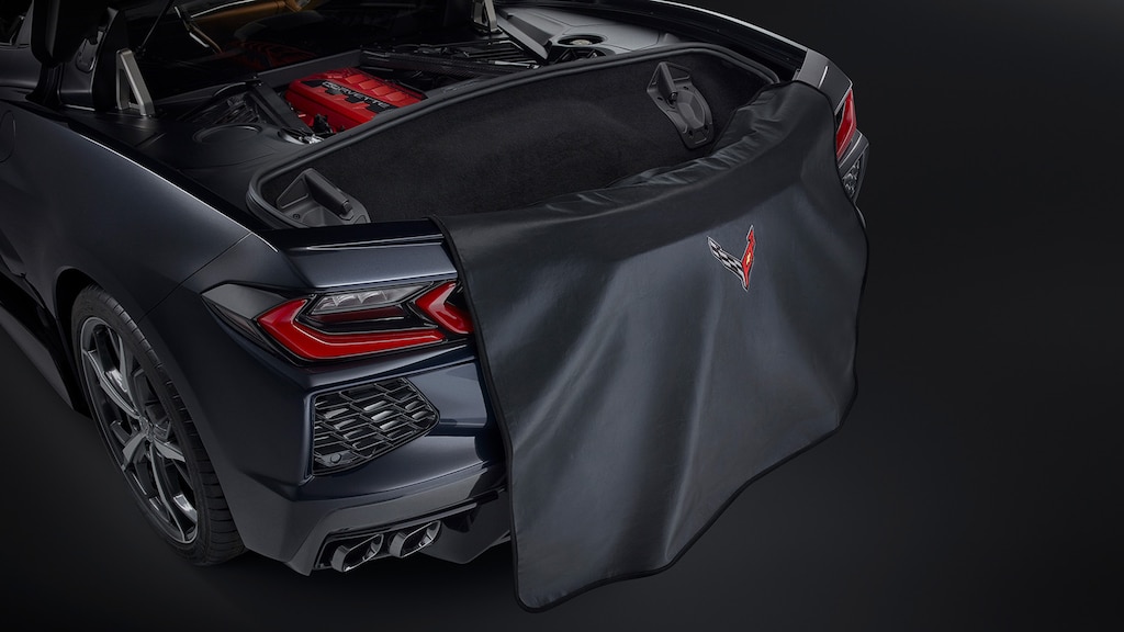 Protector de cajuela y fascia trasera con emblema para Chevrolet Corvette Z06 2025